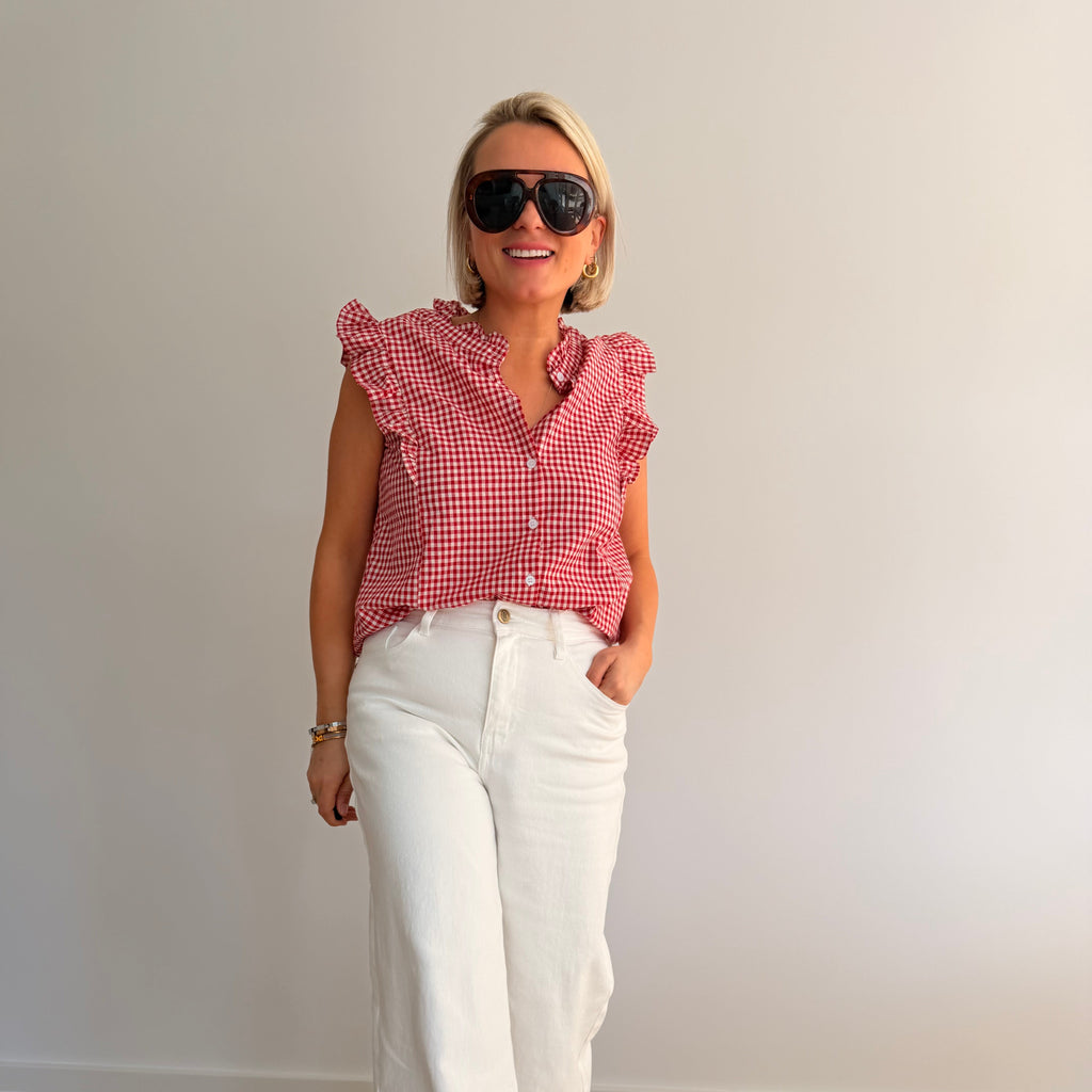 Blouse BB rouge