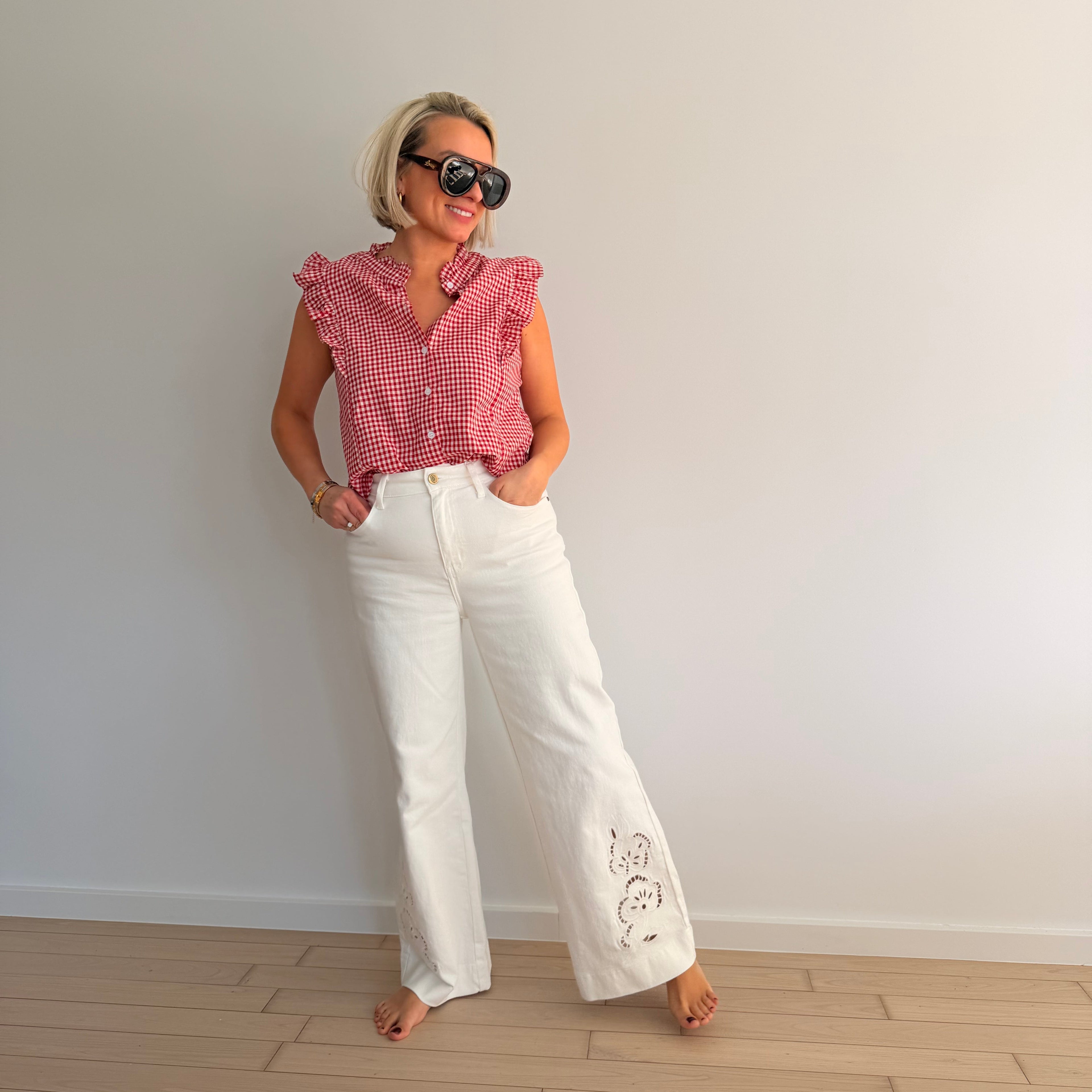 Blouse BB rouge
