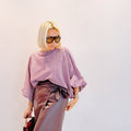 Blouse Claudine – Vichy bordeaux