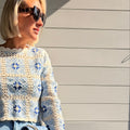 Top Chloé bleu