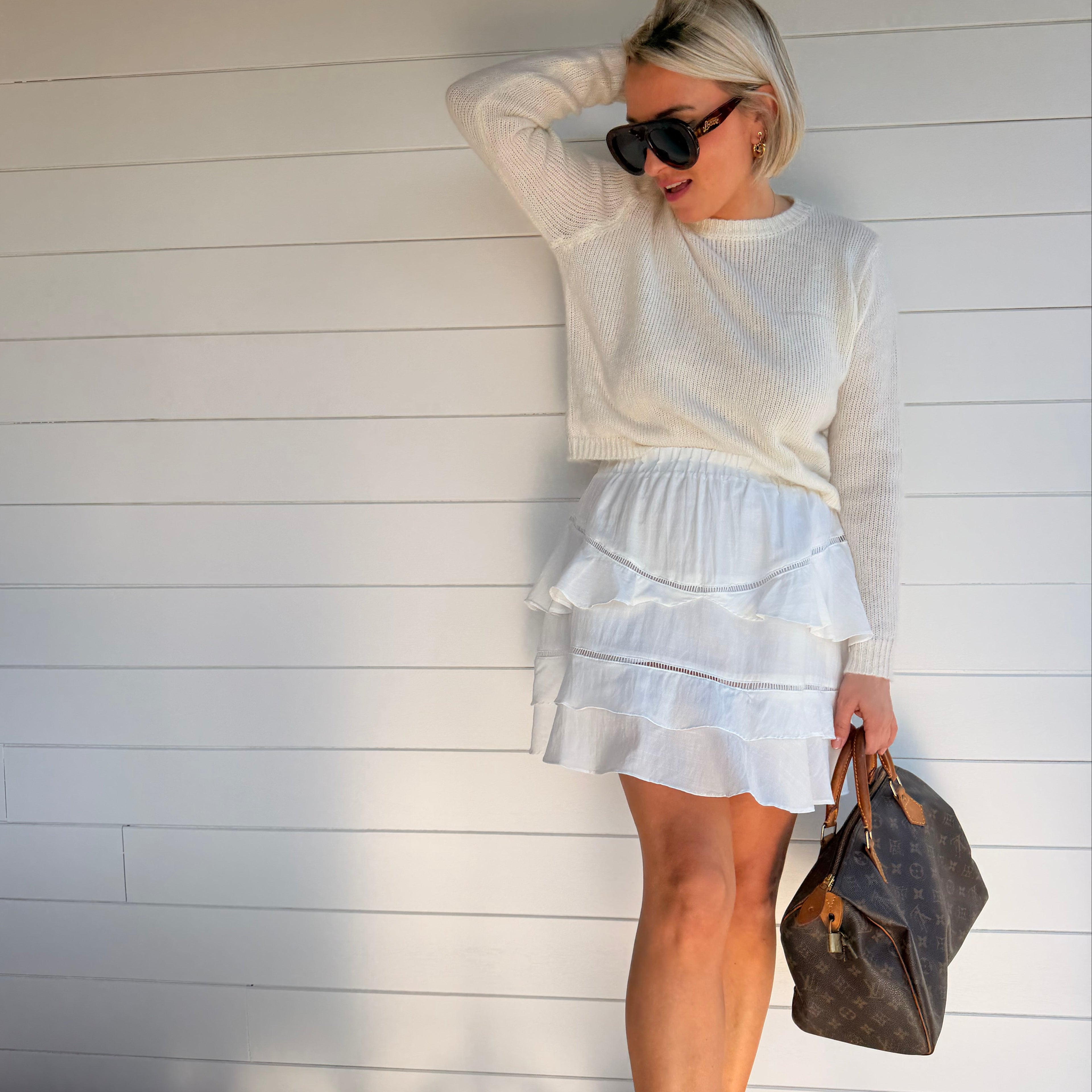 jupe blanche femme
jupe à volants femme
jupe fluide été femme
jupe courte élégante
jupe romantique femme
jupe taille élastique
tenue été chic femme
jupe légère femme