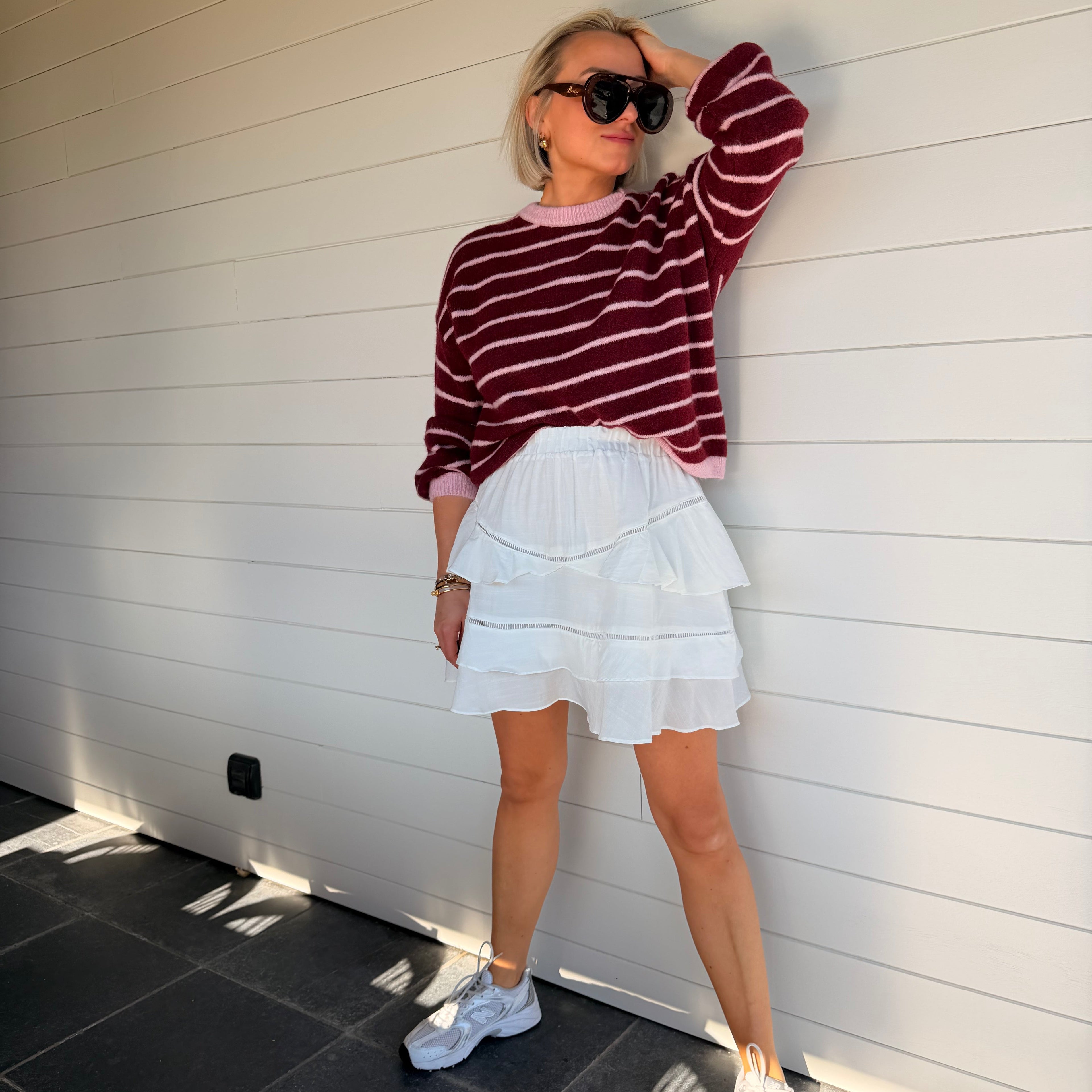 jupe blanche femme
jupe à volants femme
jupe fluide été femme
jupe courte élégante
jupe romantique femme
jupe taille élastique
tenue été chic femme
jupe légère femme