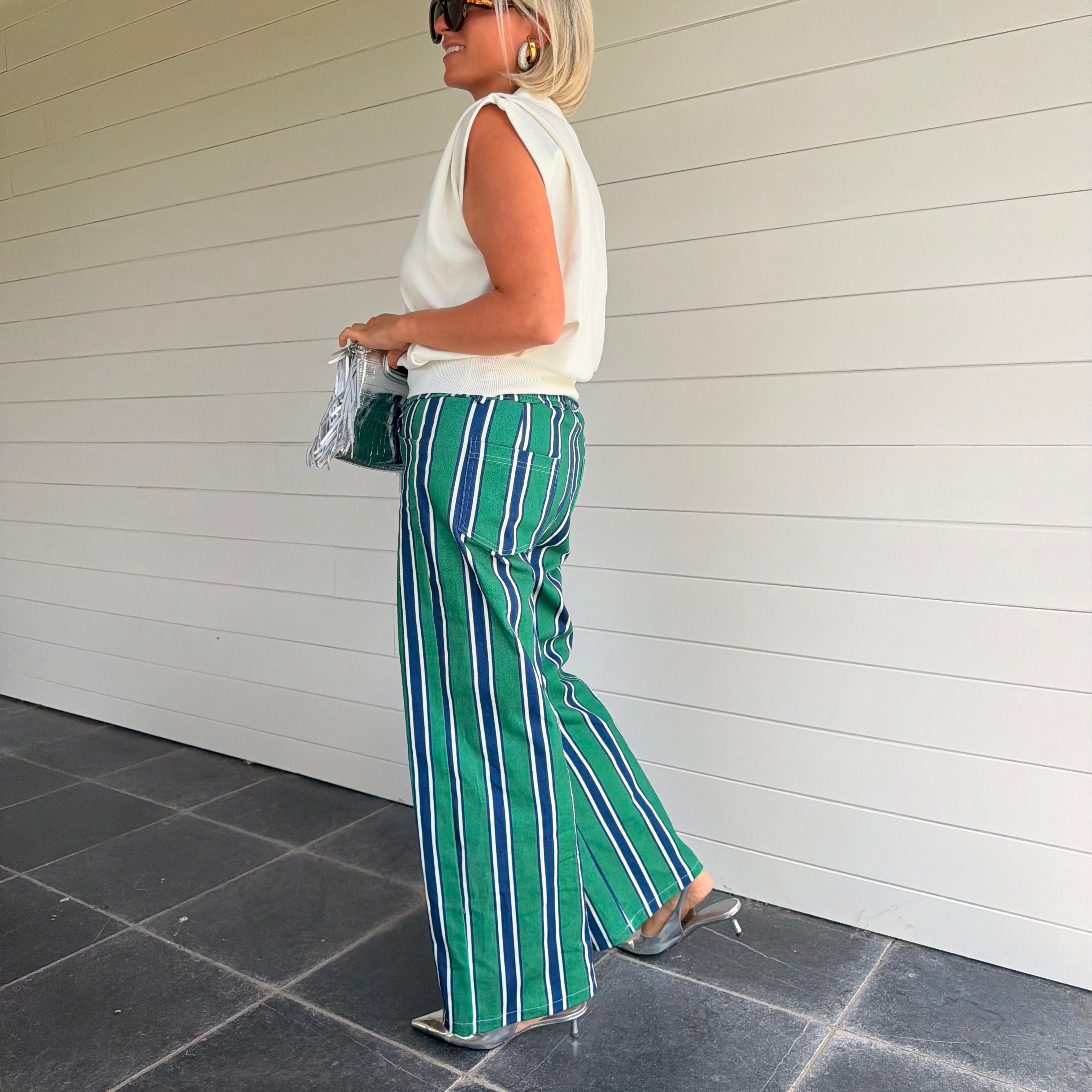 Pantalon Lucas vert