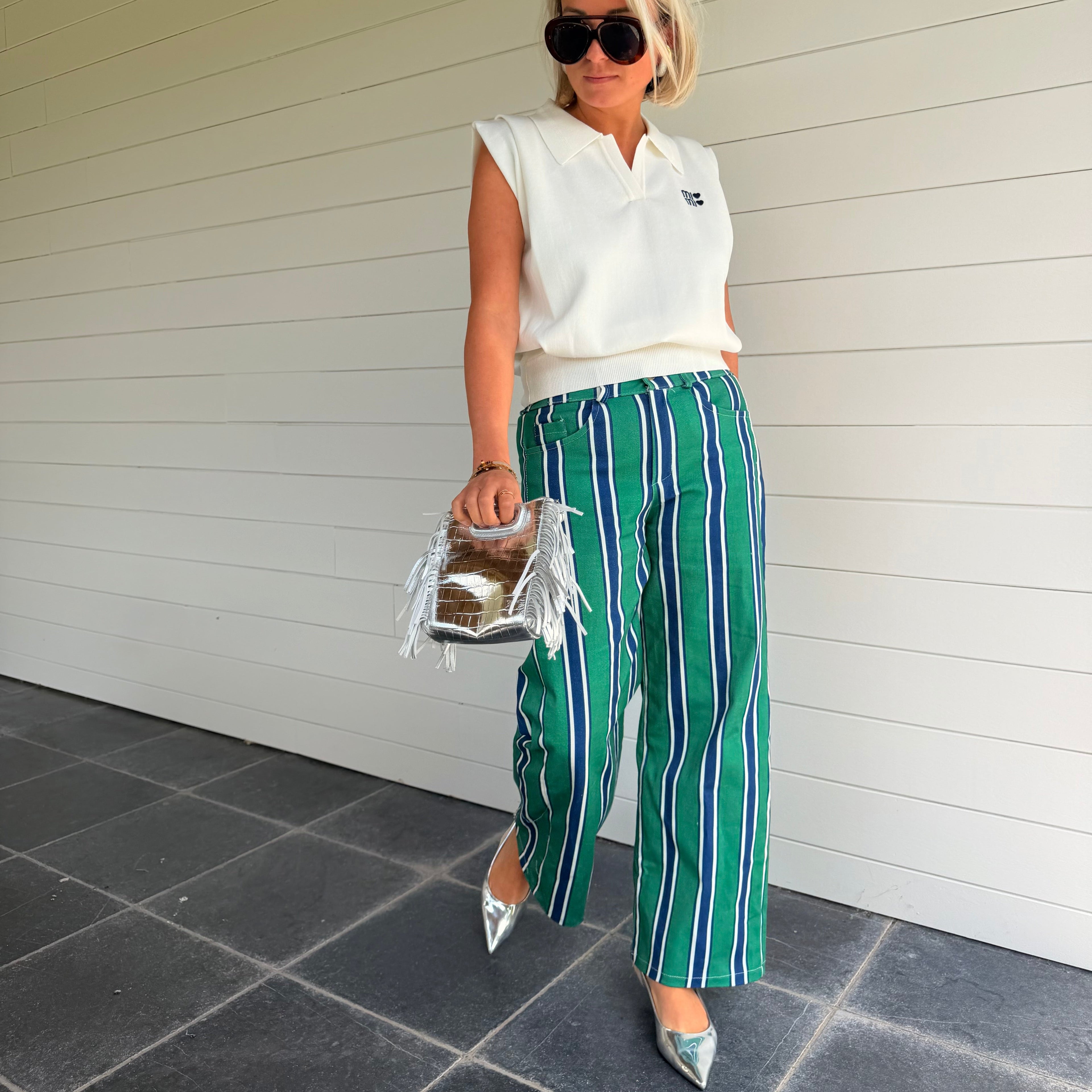 Pantalon Lucas vert