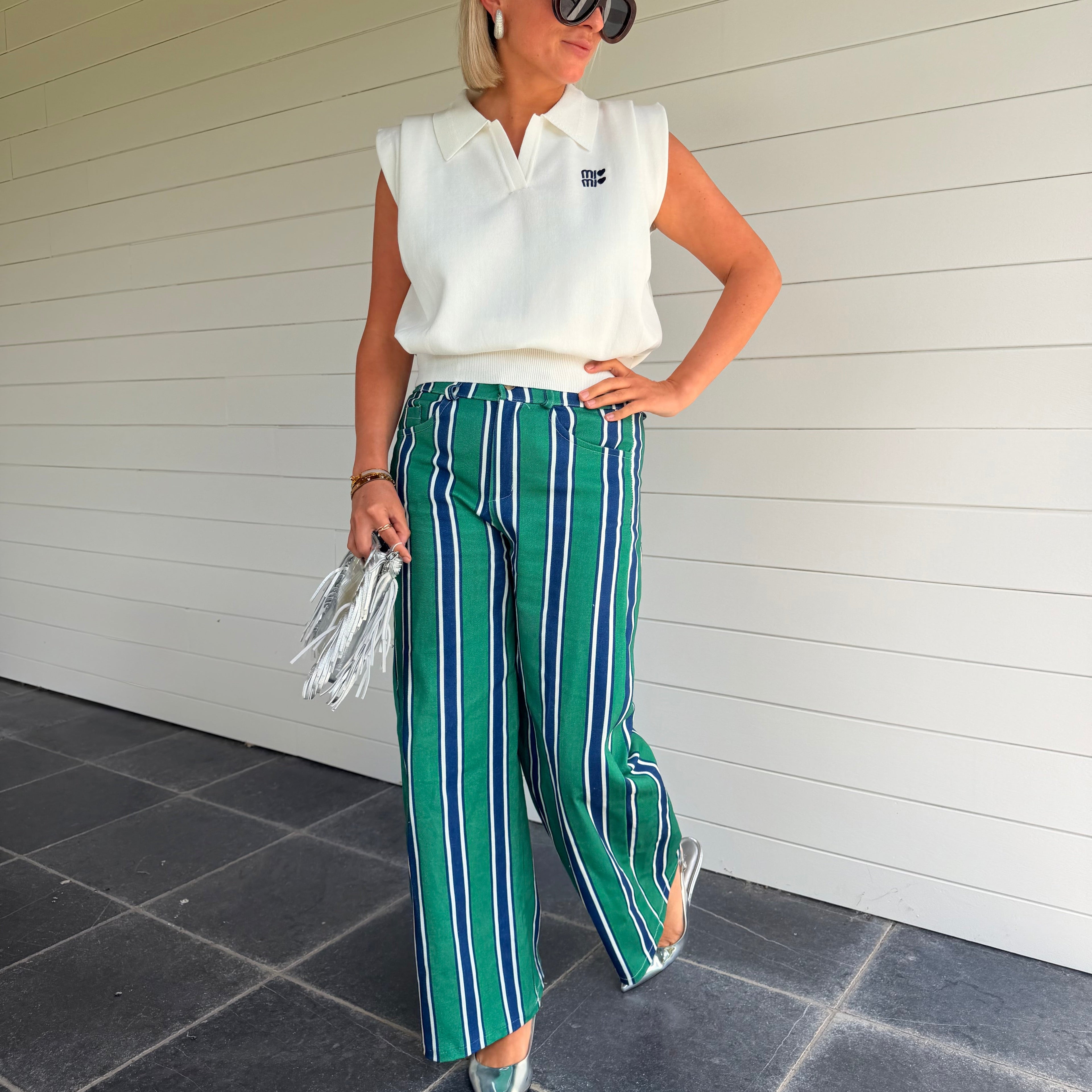 Pantalon Lucas vert