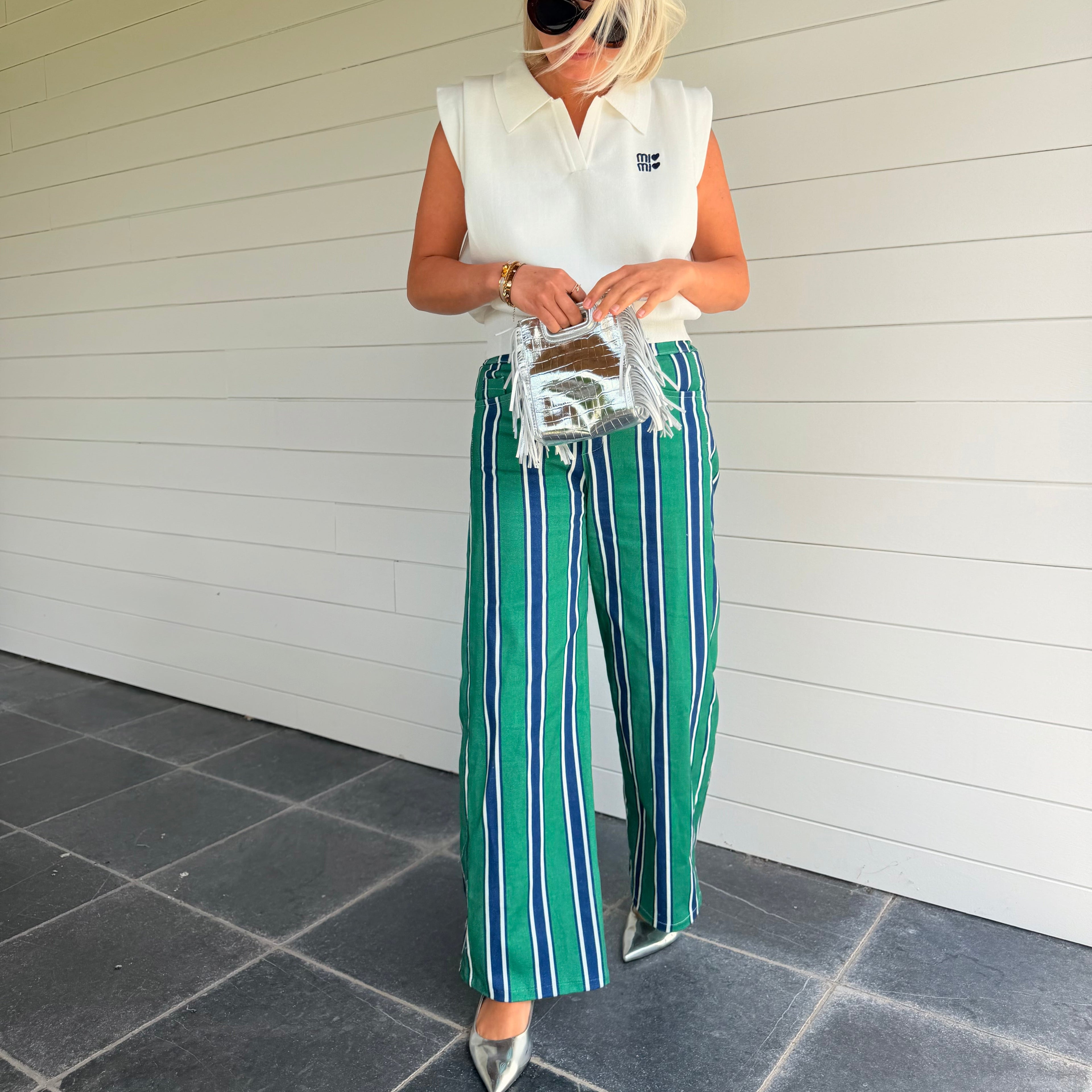 Pantalon Lucas vert