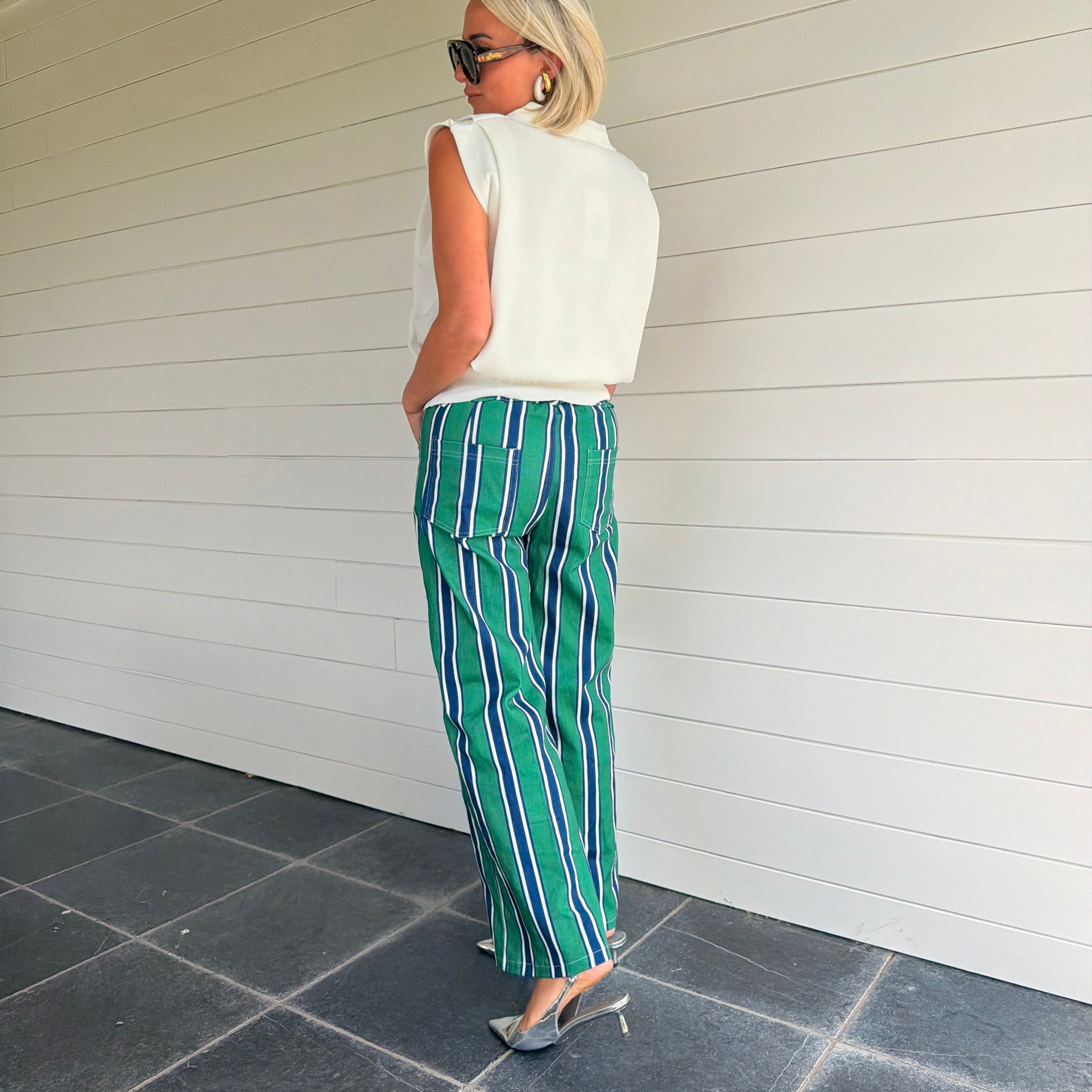 Pantalon Lucas vert
