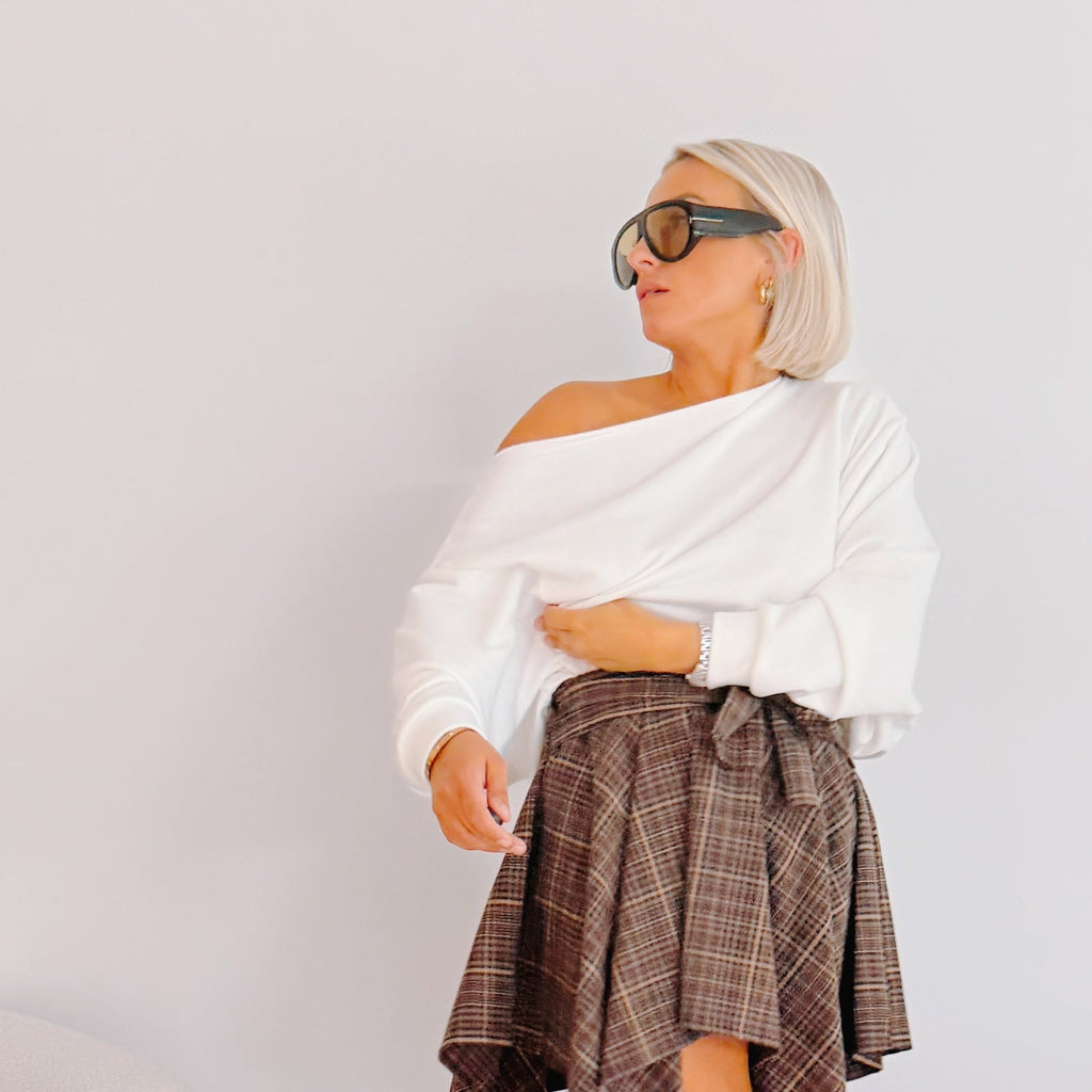 Pull Alba blanc