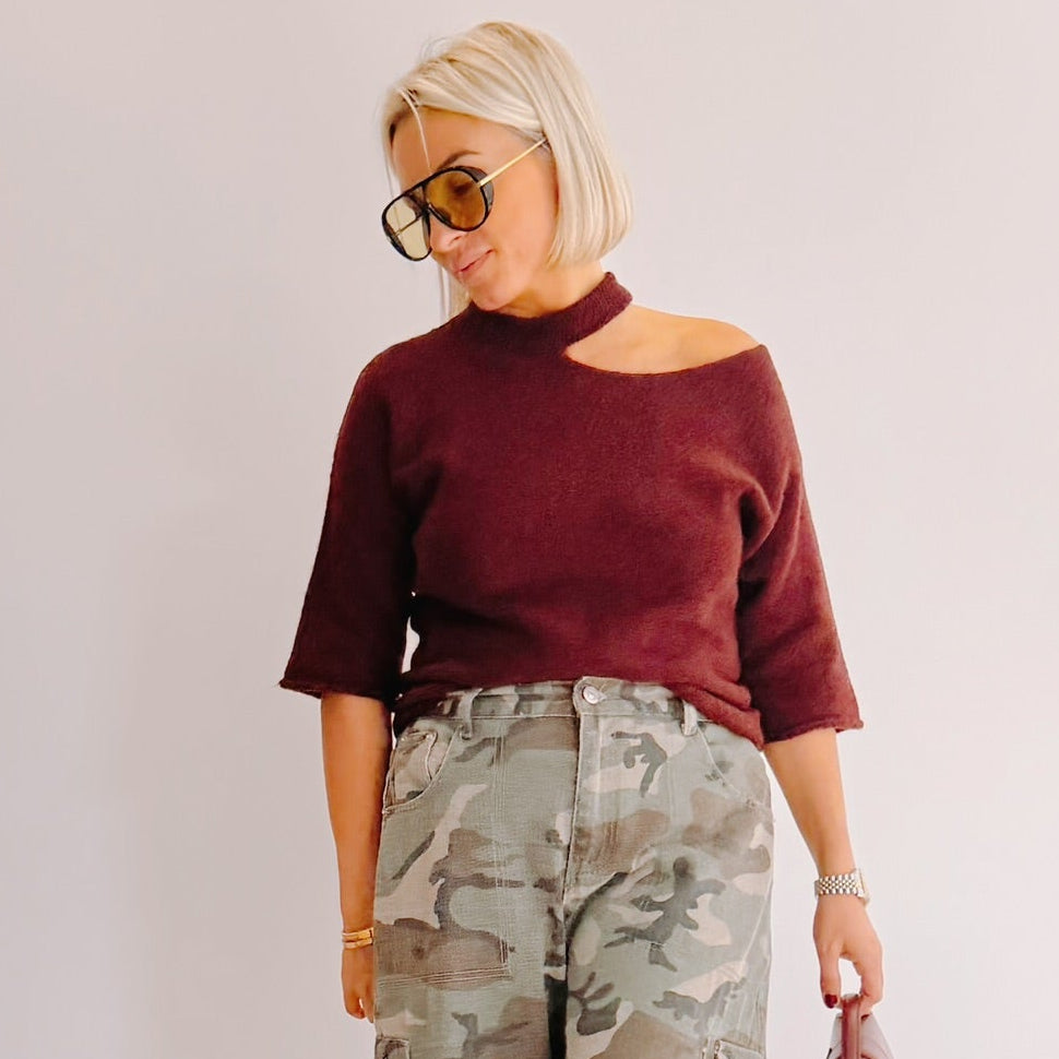 Pull Roxanne – Bordeaux