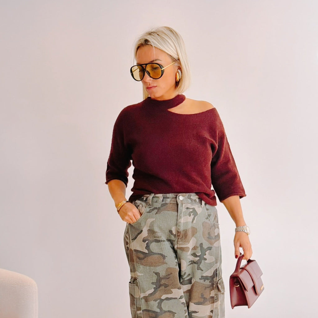 Pull Roxanne – Bordeaux