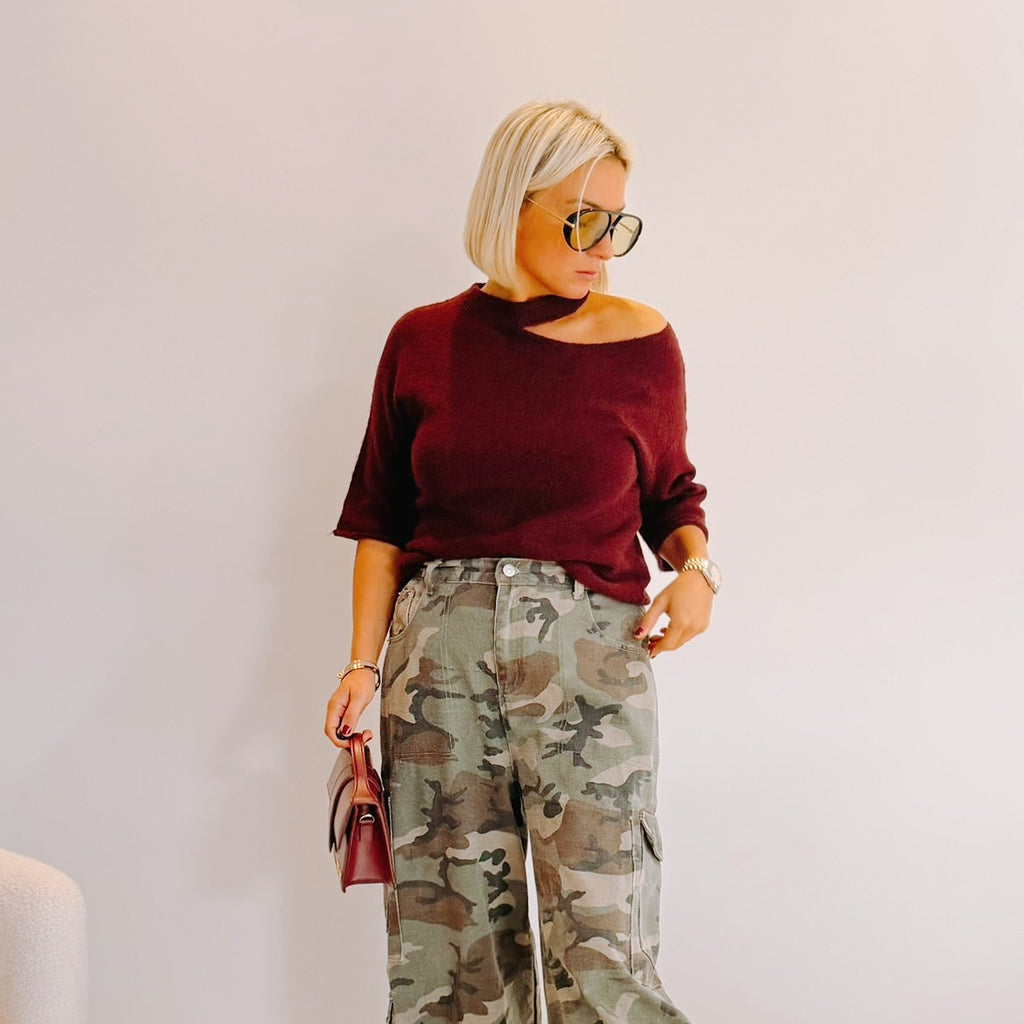 Pull Roxanne – Bordeaux
