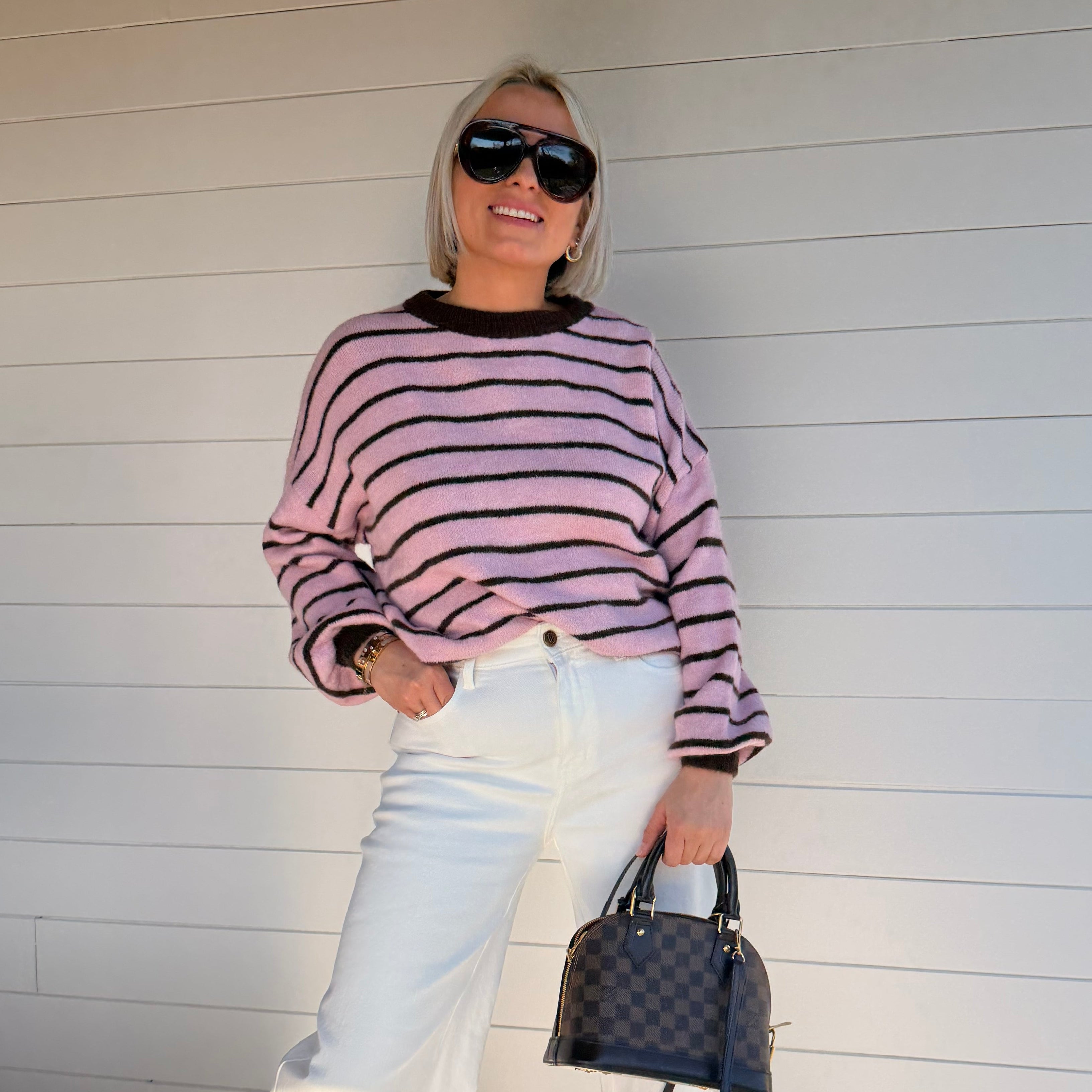 pull rose femme
pull rayé femme
pull oversize femme
pull tendance femme
pull casual chic
pull doux femme
look casual femme
pull mi-saison femme