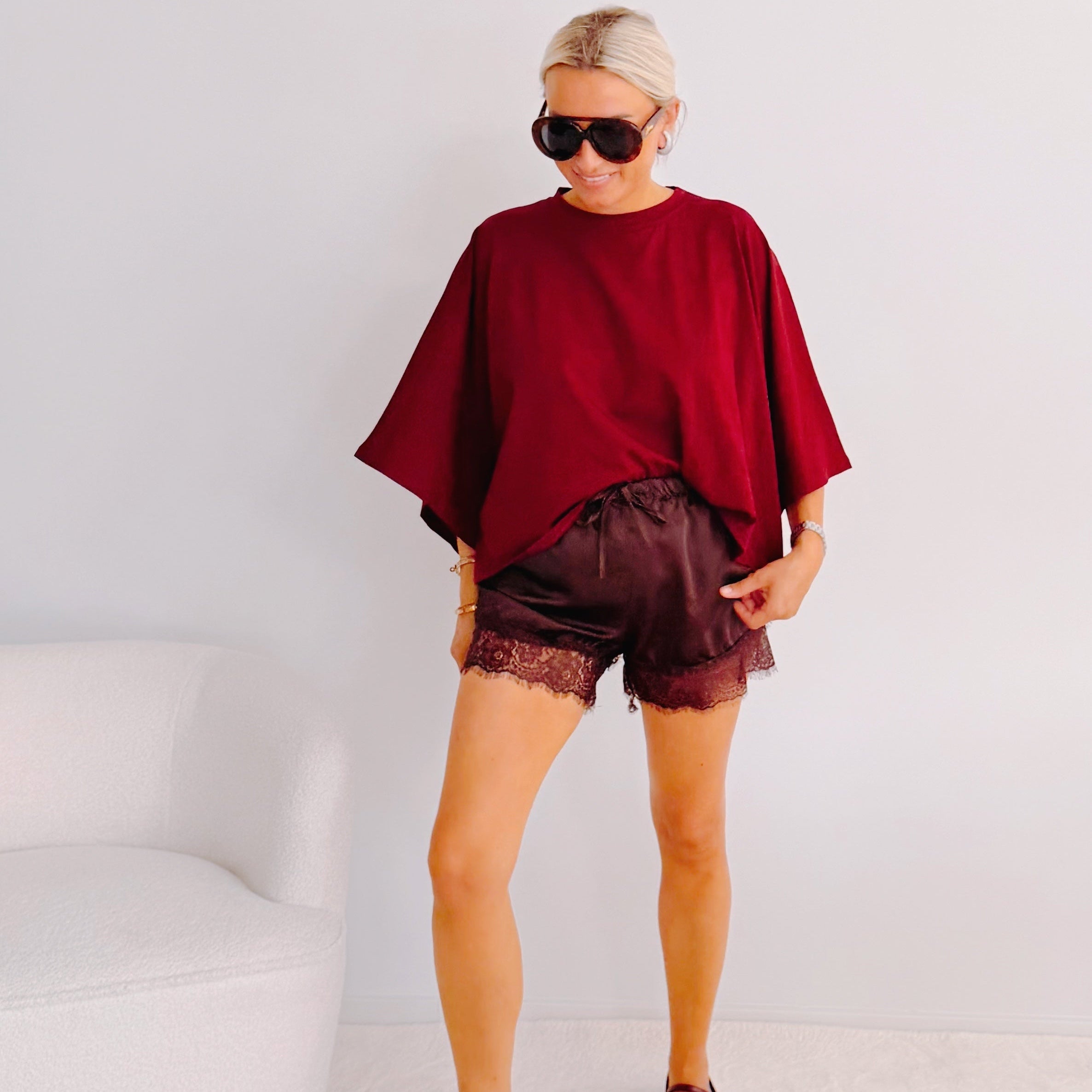 Short Marcel chocolat