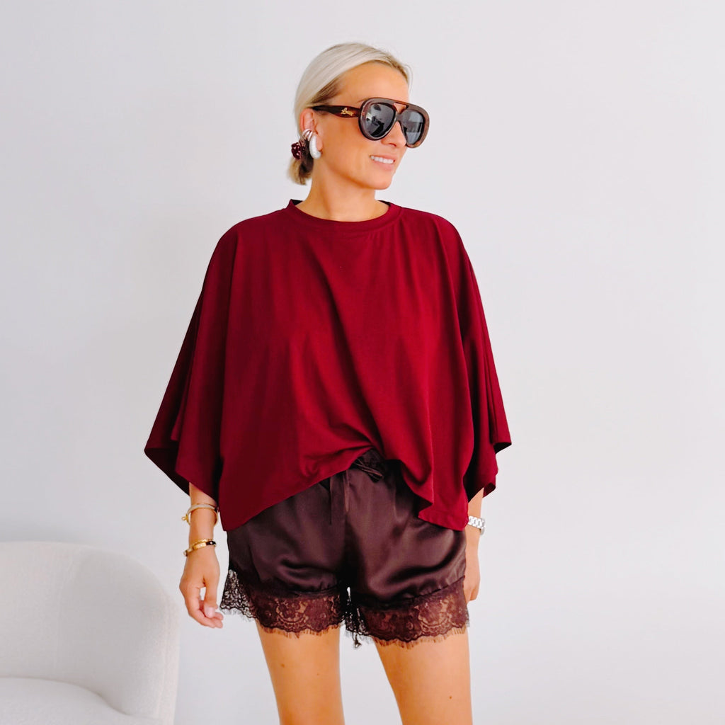 T-Shirt Noé bordeaux