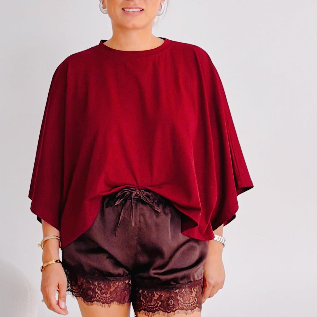 T-Shirt Noé bordeaux