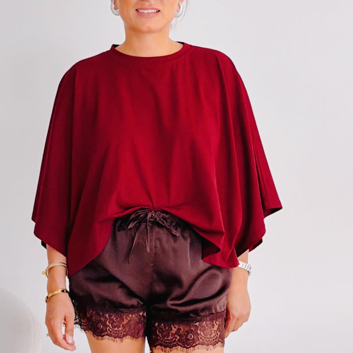 T-Shirt Noé bordeaux