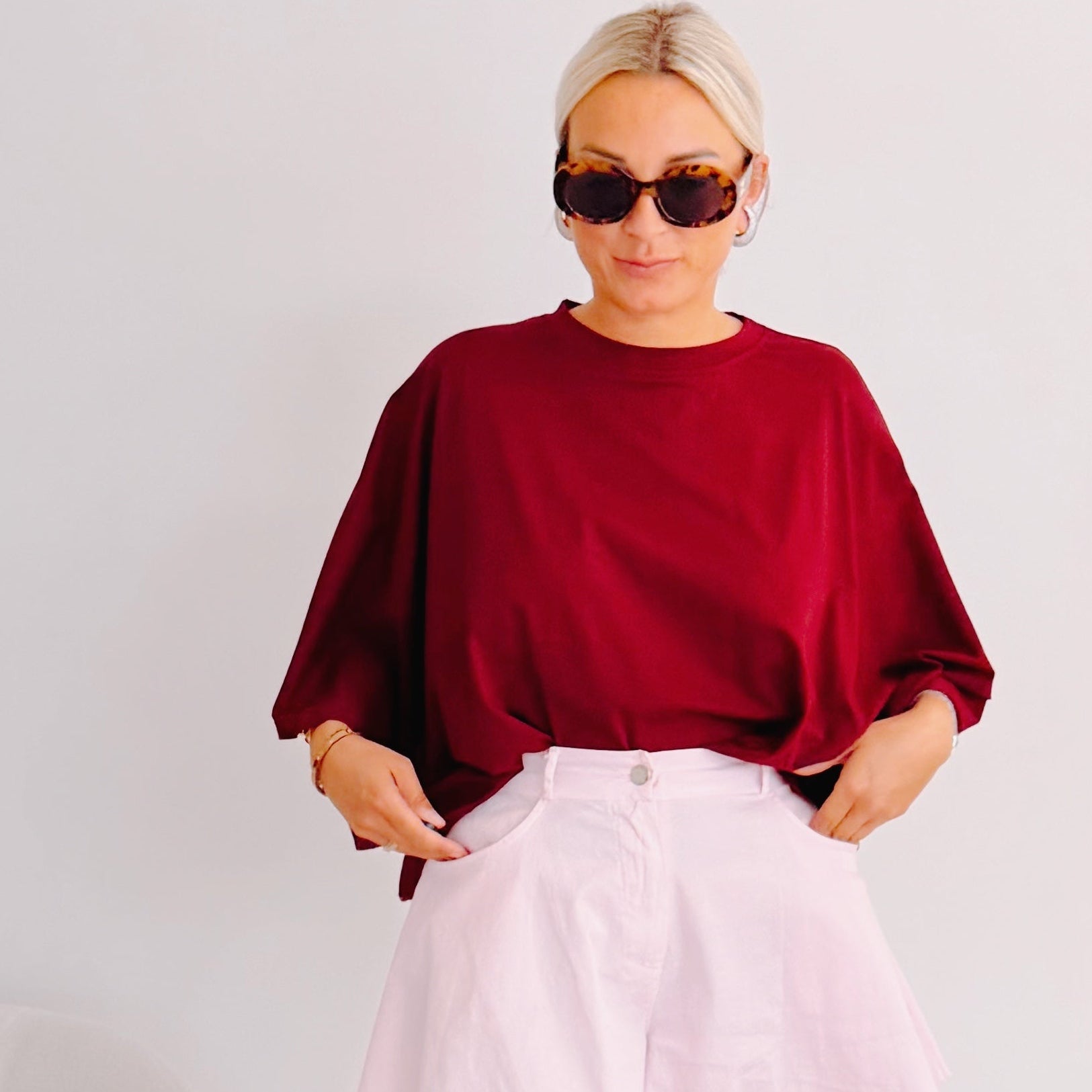 T-Shirt Noé bordeaux