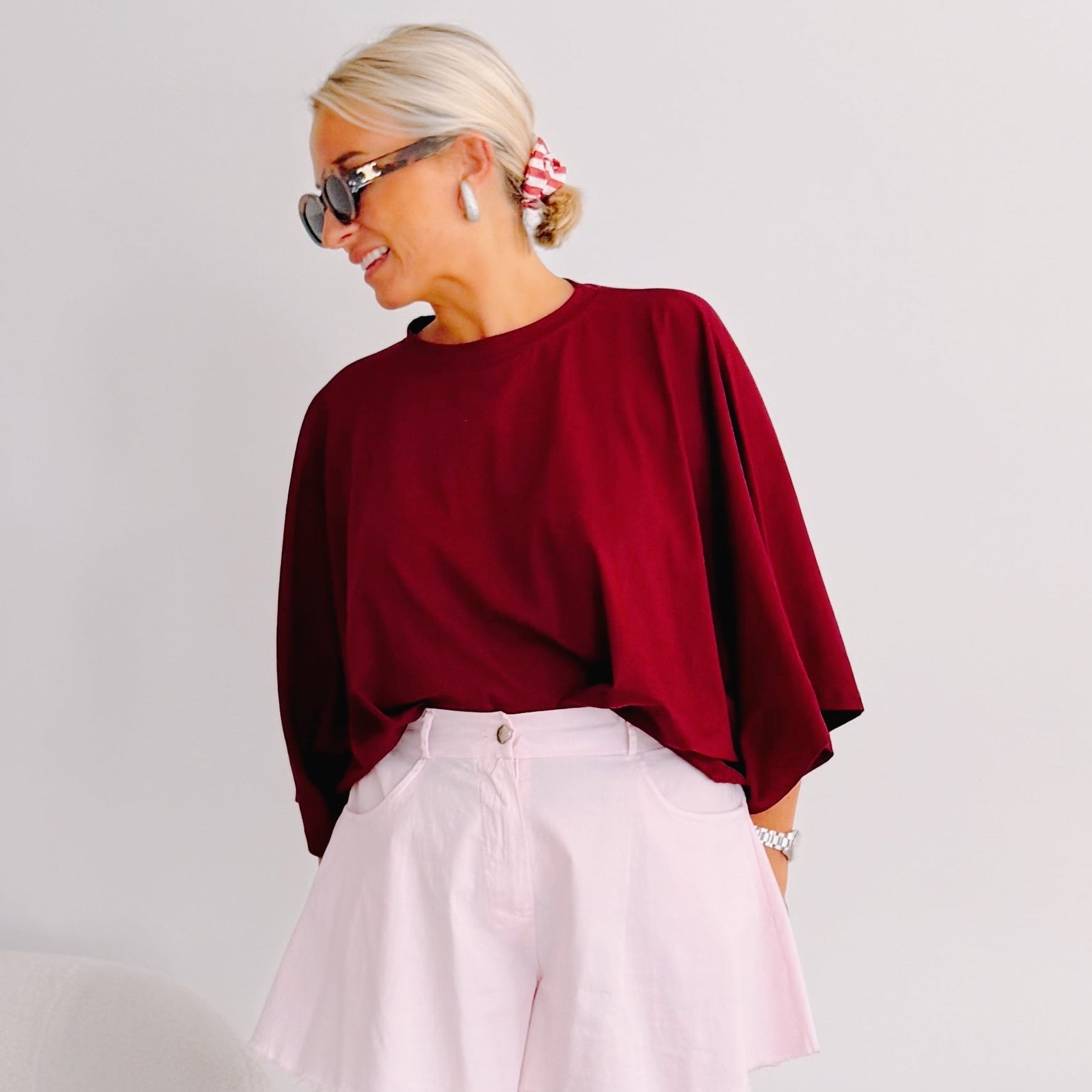 T-Shirt Noé bordeaux