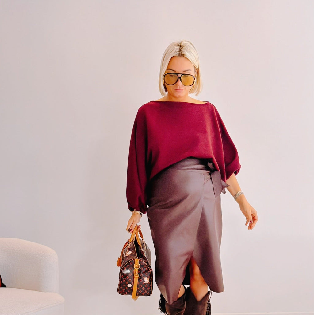 Sweat Aline – Bordeaux