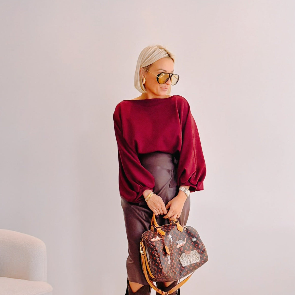 Sweat Aline – Bordeaux