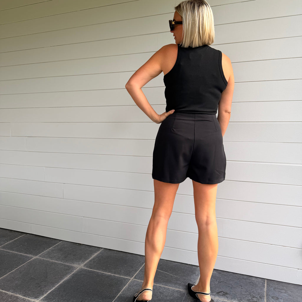 Jupe short Alix noire