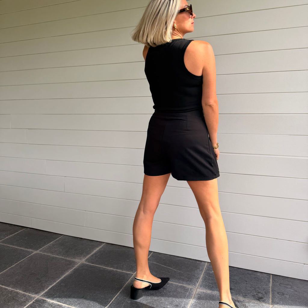 Jupe short Alix noire