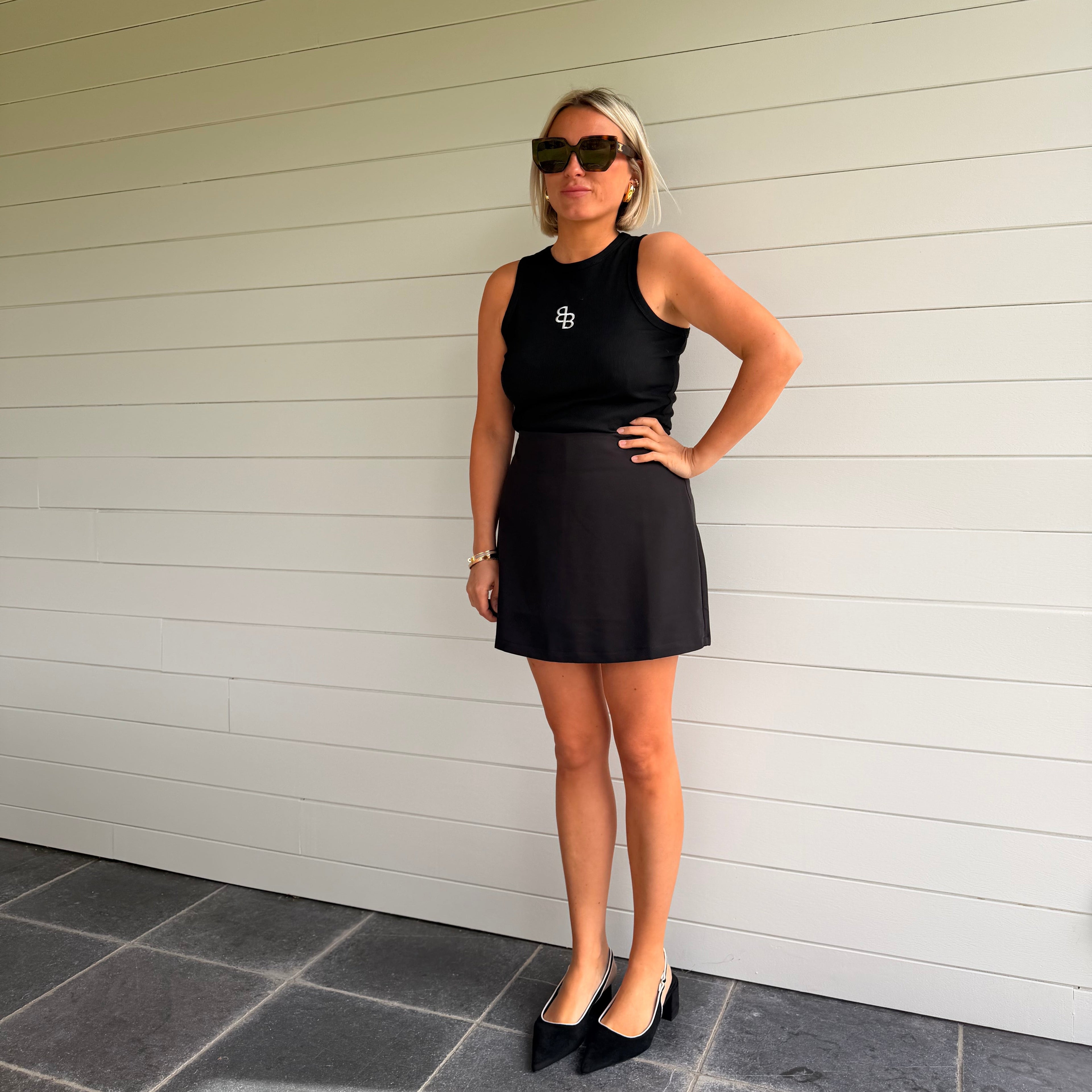 Jupe short Alix noire